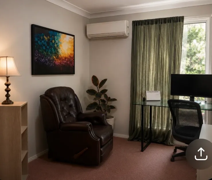 Tayne’s therapy room